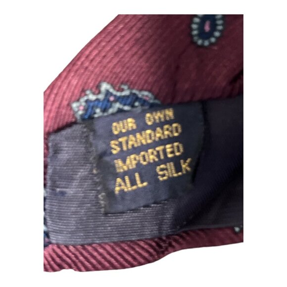 Britches of Georgetowne classic maroon tie - Picture 3 of 3